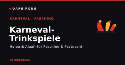 Karneval-Trinkspiele: Die besten Spiele für Fasching & Fastnacht
